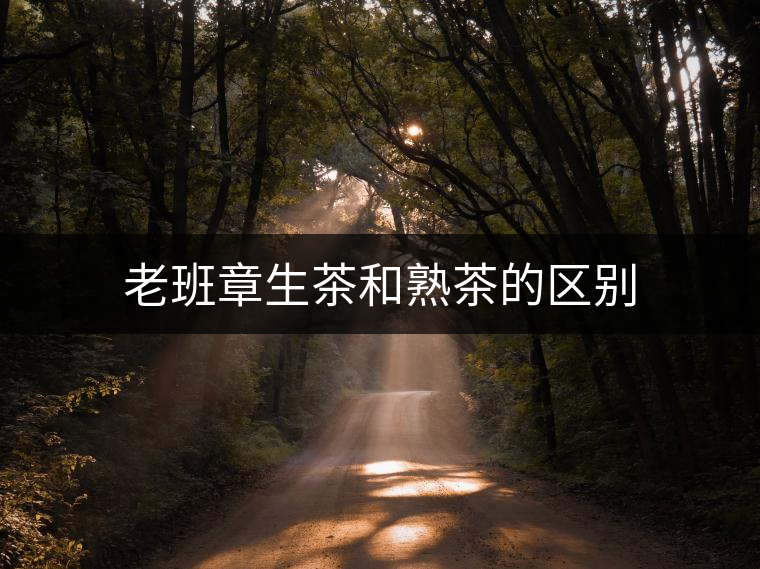 老班章生茶和熟茶的區(qū)別