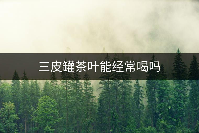 三皮罐茶葉能經(jīng)常喝嗎