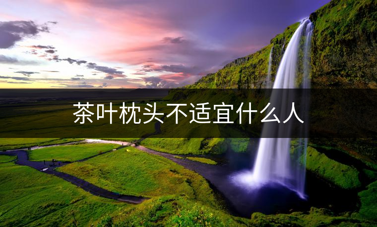 茶葉枕頭不適宜什么人 茶葉枕頭不適宜什么人