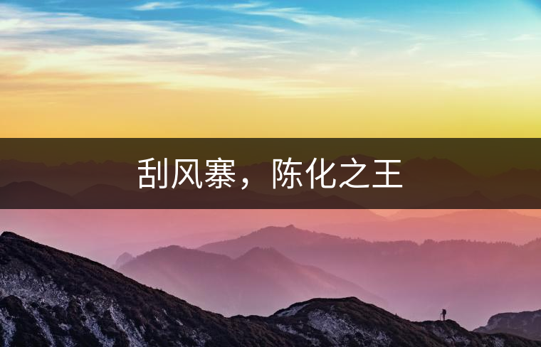 刮風(fēng)寨，陳化之王