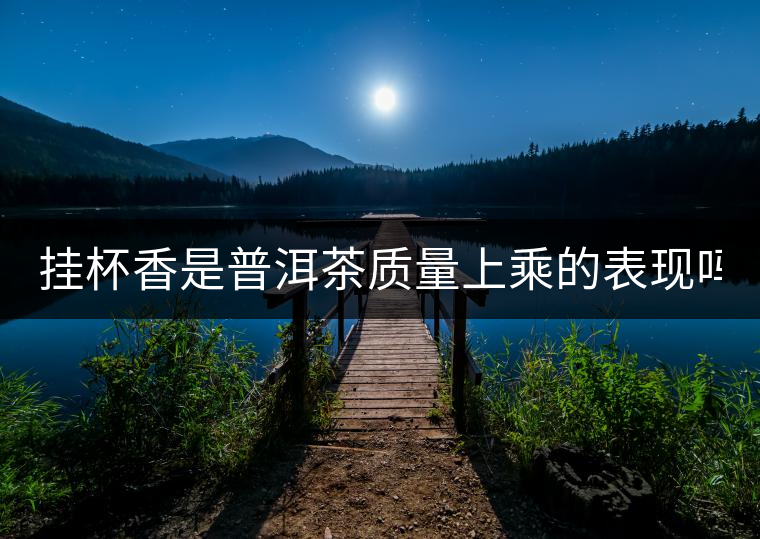 掛杯香是普洱茶質(zhì)量上乘的表現(xiàn)嗎？