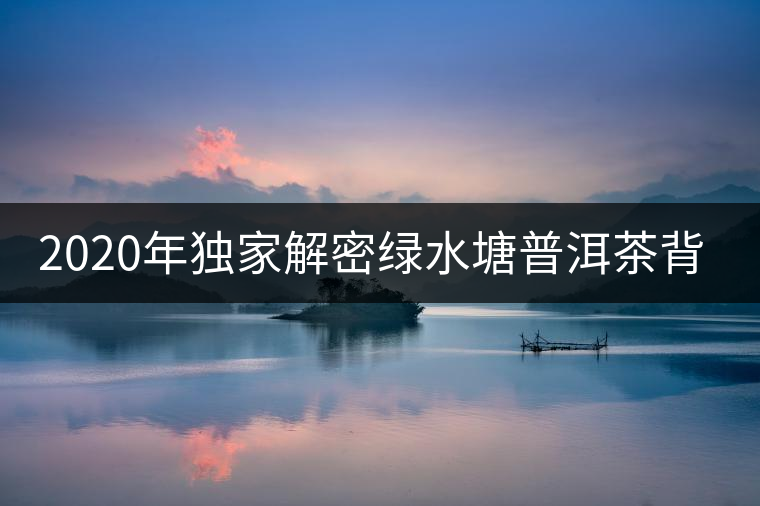 2020年獨(dú)家解密綠水塘普洱茶背后的真相-易武中聘號(hào)