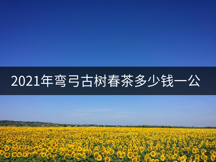 2021年彎弓古樹春茶多少錢一公斤？