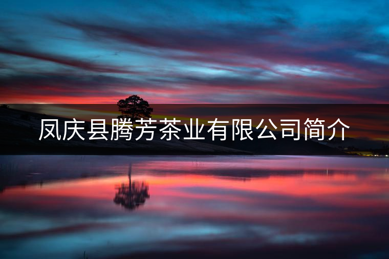鳳慶縣騰芳茶業(yè)有限公司簡介 鳳慶縣騰芳茶業(yè)有限公司簡介