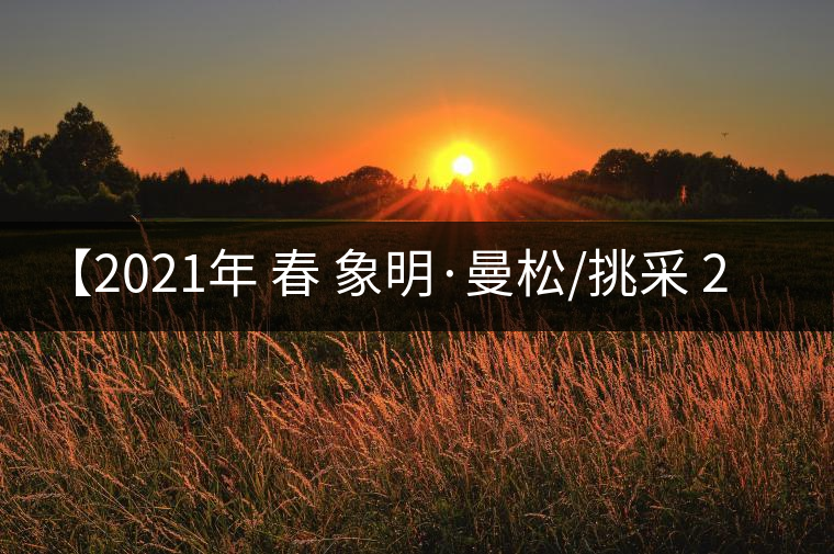 【2021年?春?象明·曼松/挑采?200g】品鑒實錄