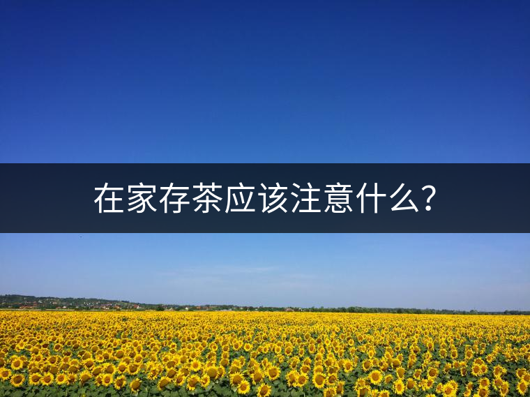 在家存茶應(yīng)該注意什么？