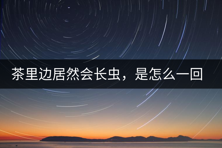 茶里邊居然會長蟲，是怎么一回事呢？