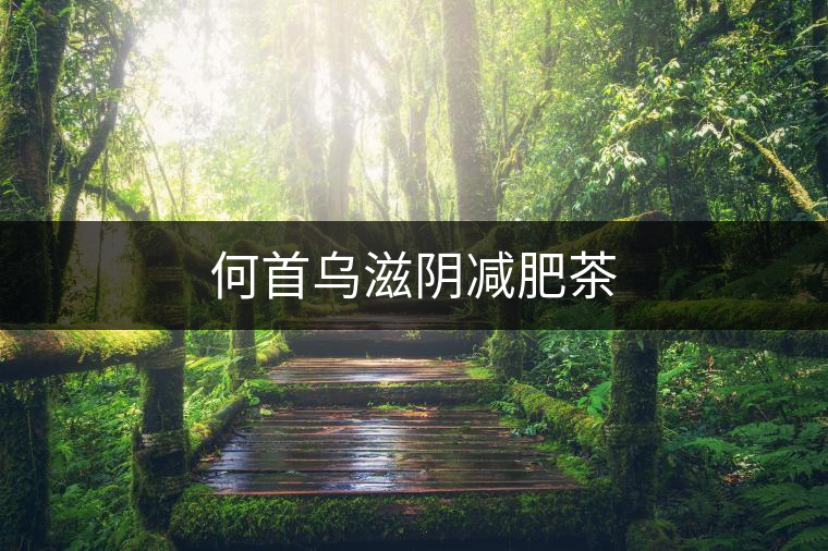 何首烏滋陰減肥茶