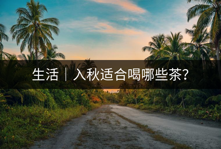 生活｜入秋適合喝哪些茶？