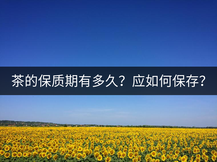 茶的保質(zhì)期有多久？應(yīng)如何保存？