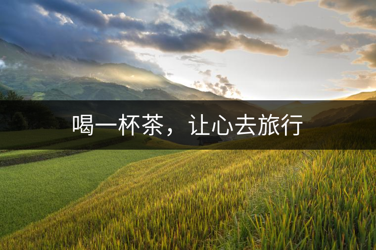 喝一杯茶，讓心去旅行