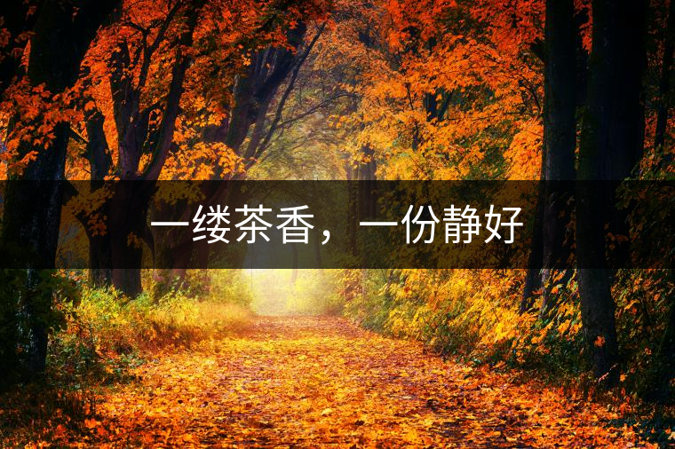 一縷茶香，一份靜好