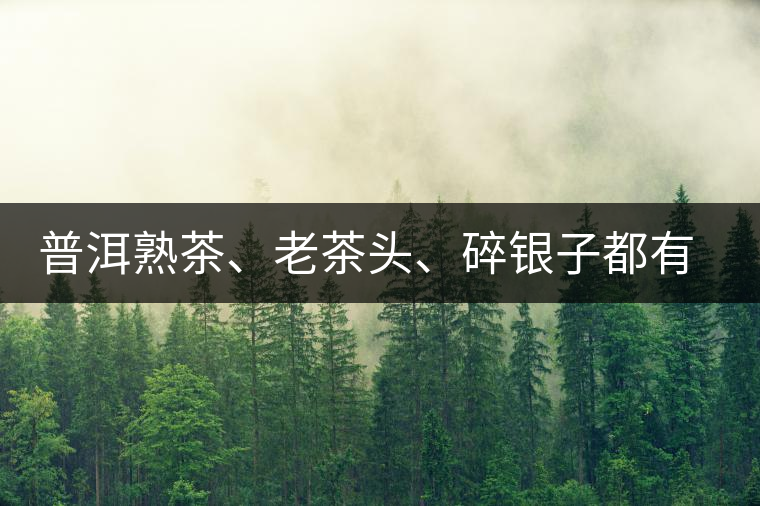 普洱熟茶、老茶頭、碎銀子都有什么區(qū)別？