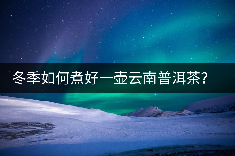 冬季如何煮好一壺云南普洱茶?記好這份煮茶攻略 冬季如何煮好一壺云南普洱茶?記好這份煮茶攻略