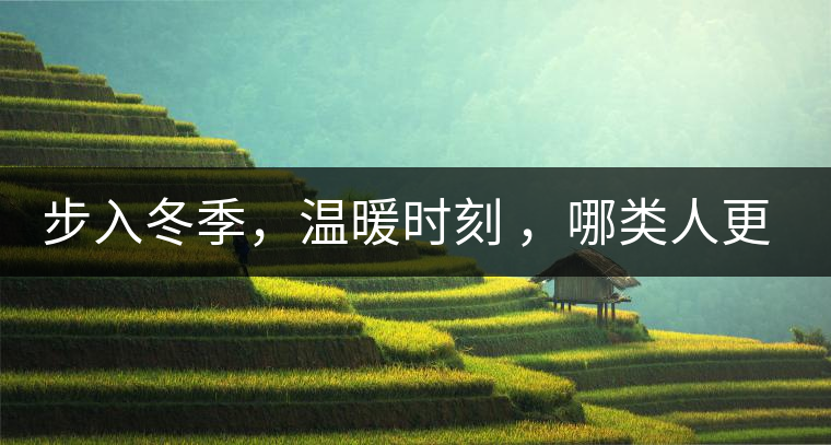 步入冬季，溫暖時(shí)刻 ，哪類人更適合 喝普洱熟茶