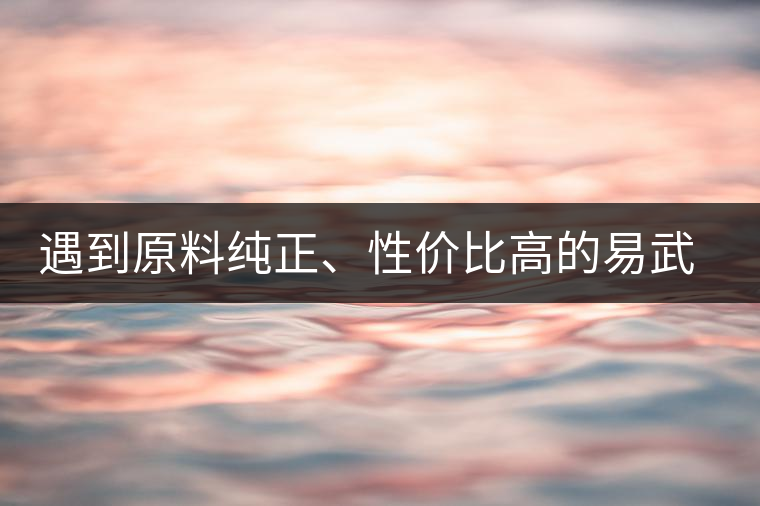 遇到原料純正、性價比高的易武熟茶，算是個小概率事件了