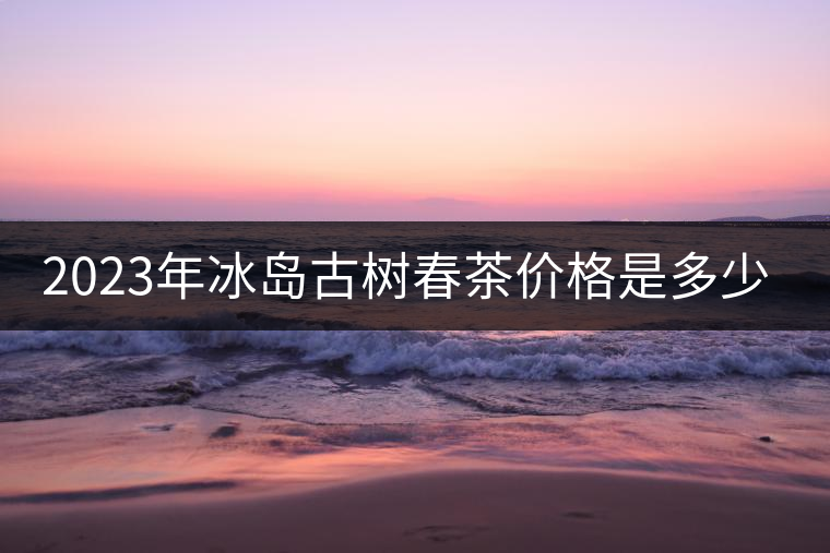 2023年冰島古樹(shù)春茶價(jià)格是多少？