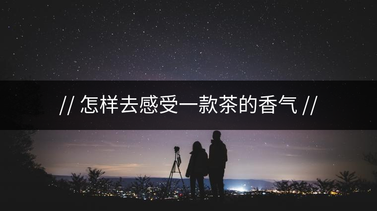 http:// 怎樣去感受一款茶的香氣 //