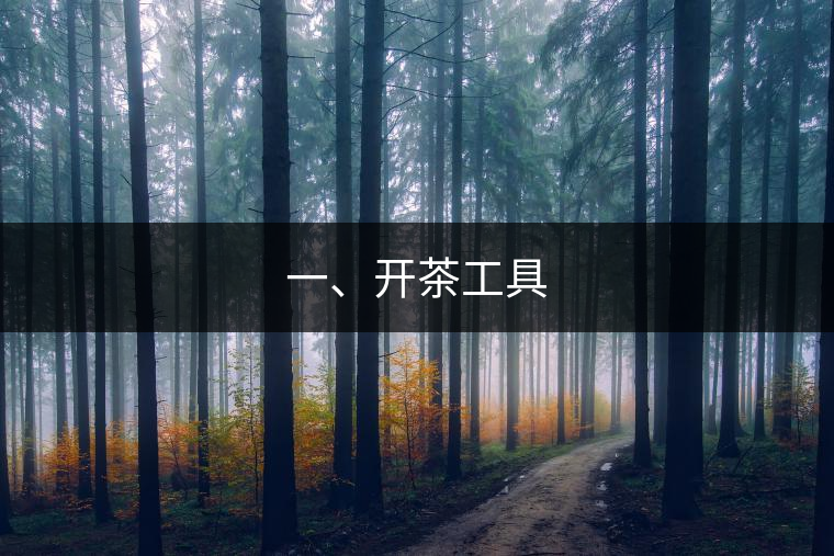 一、開茶工具