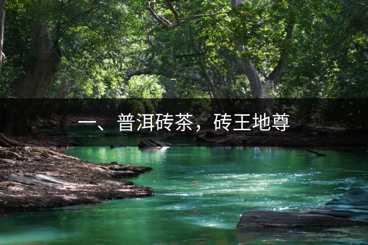 一、普洱磚茶，磚王地尊