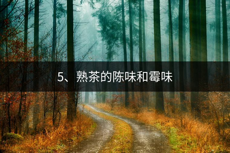5、熟茶的陳味和霉味