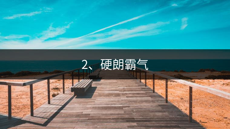2、硬朗霸氣