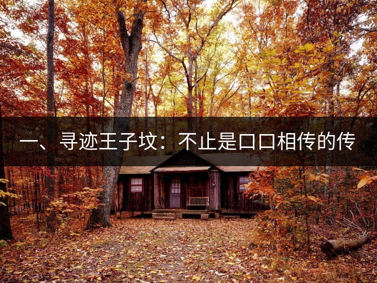 一、尋跡王子墳：不止是口口相傳的傳說，是刻在土地里的歷史