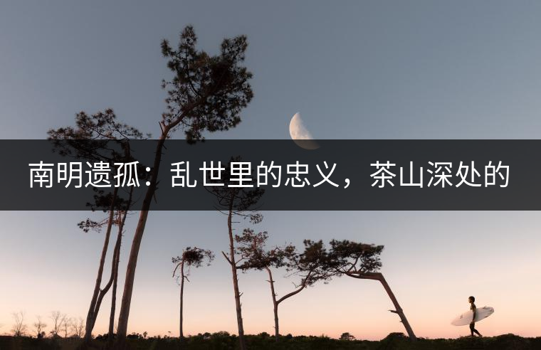 南明遺孤：亂世里的忠義，茶山深處的守護